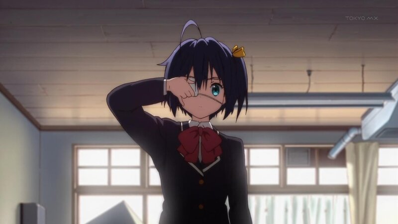 anime girl in school uniform