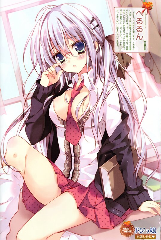 anime girl in school uniform