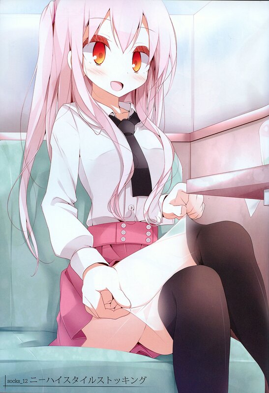 anime girl in school uniform