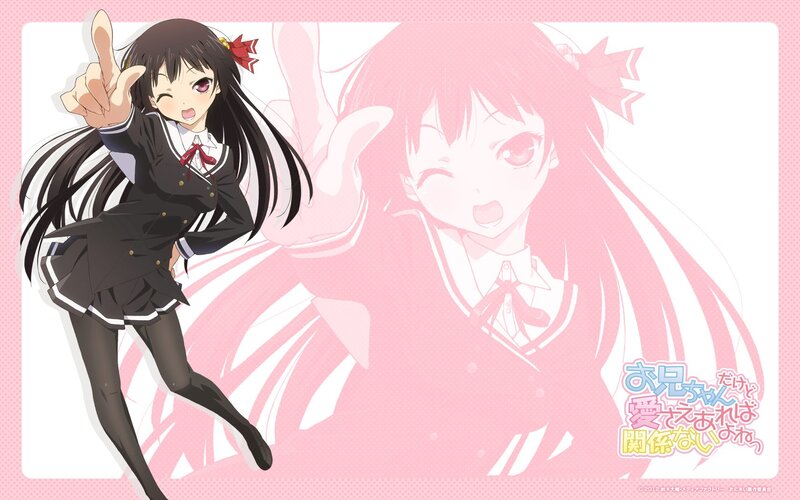 anime girl in school uniform
