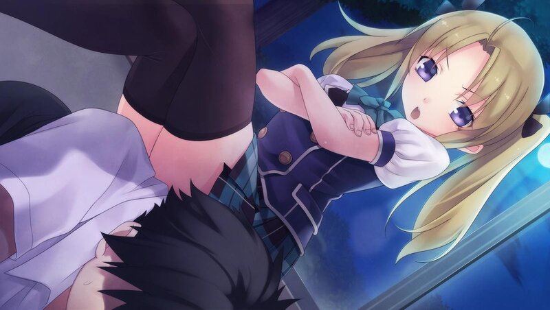 anime girl in school uniform