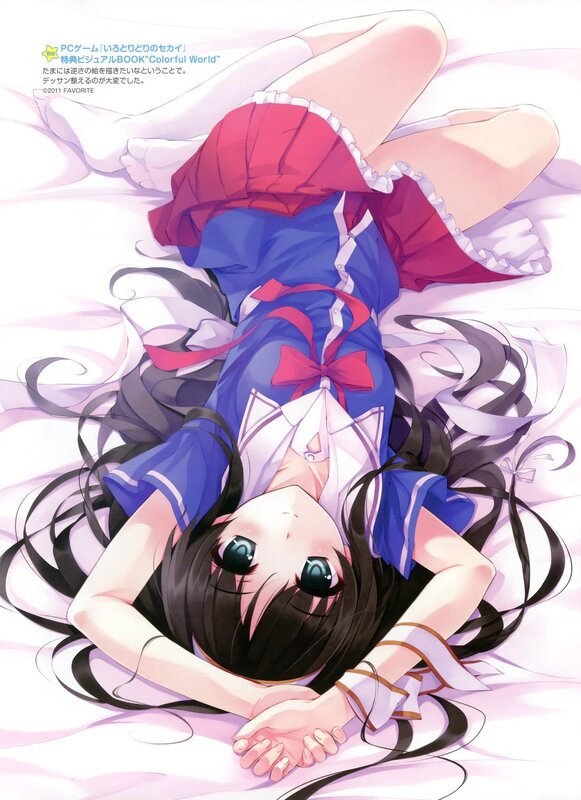 Anime girl in school uniform