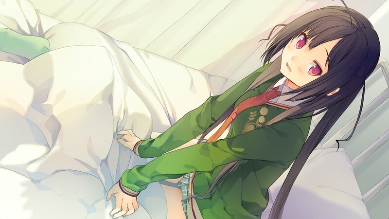 anime girl in school uniform