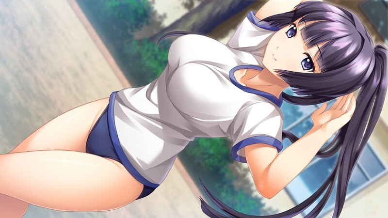 anime girl in school uniform