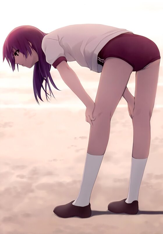 anime girl in school uniform