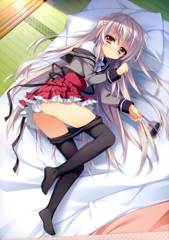 anime girl in school uniform