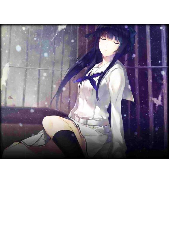 anime girl in school uniform