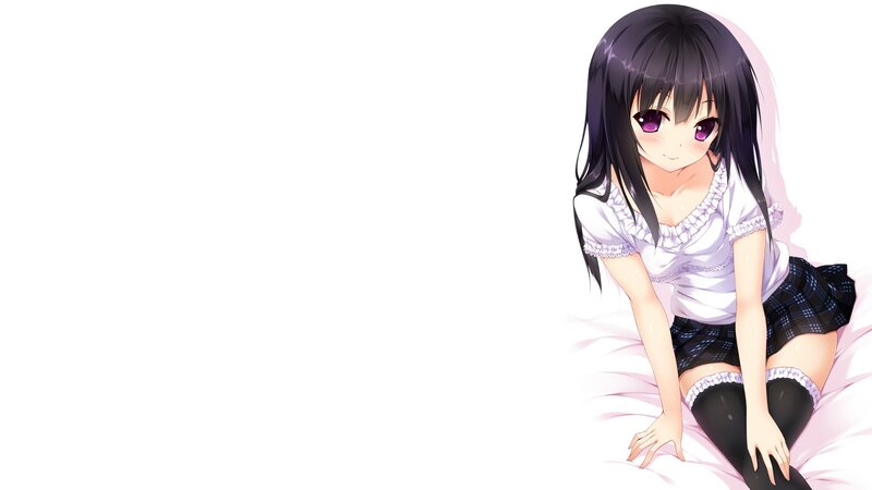 anime girl in school uniform