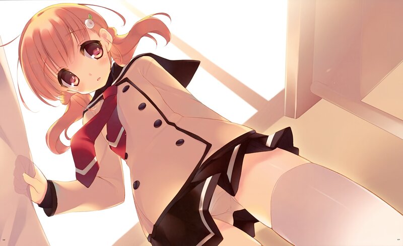 anime girl in school uniform