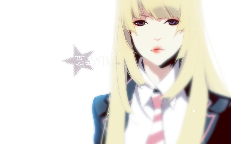 anime girl in school uniform