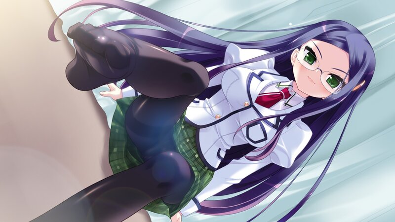 anime girl in school uniform