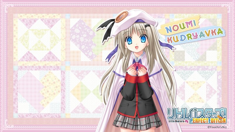 Anime girl in school uniform