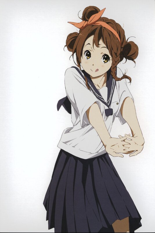 anime girl in school uniform
