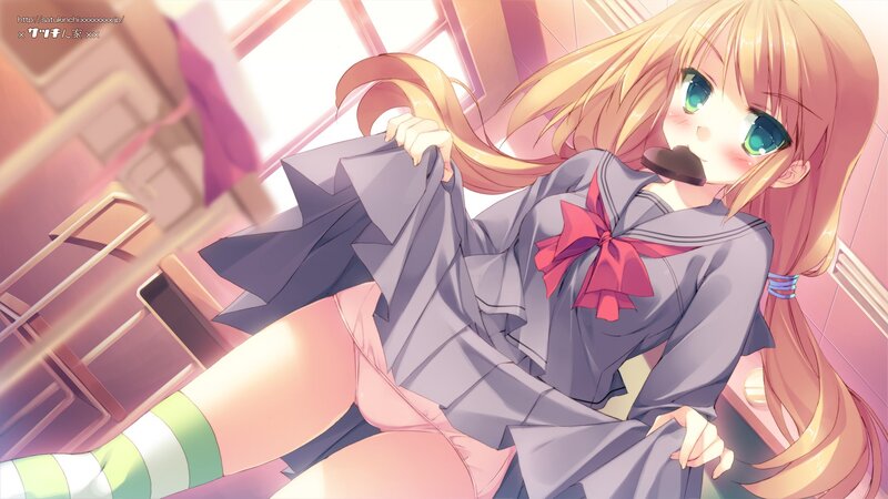 anime girl in school uniform