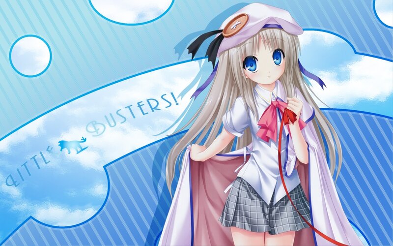 anime girl in school uniform