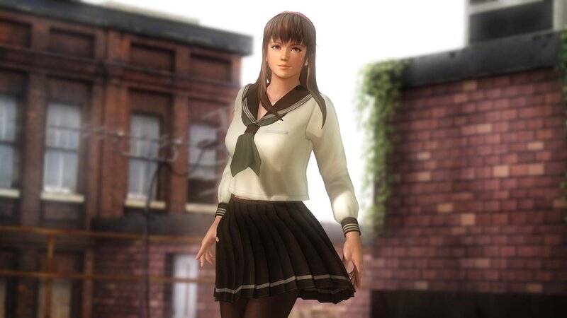 anime girl in school uniform