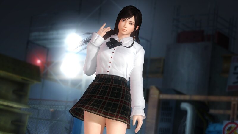 anime girl in school uniform