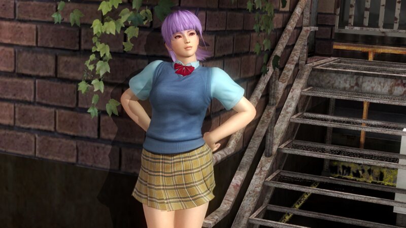 anime girl in school uniform