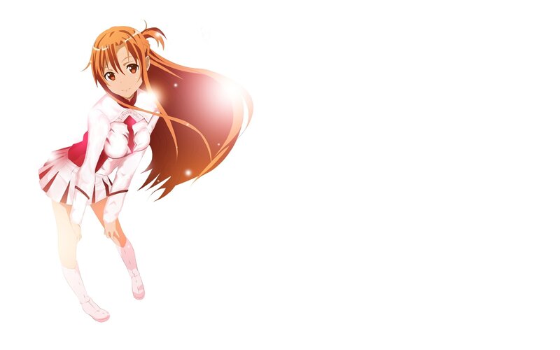 anime girl in school uniform