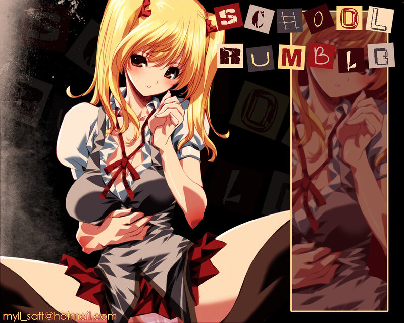 anime girl in school uniform