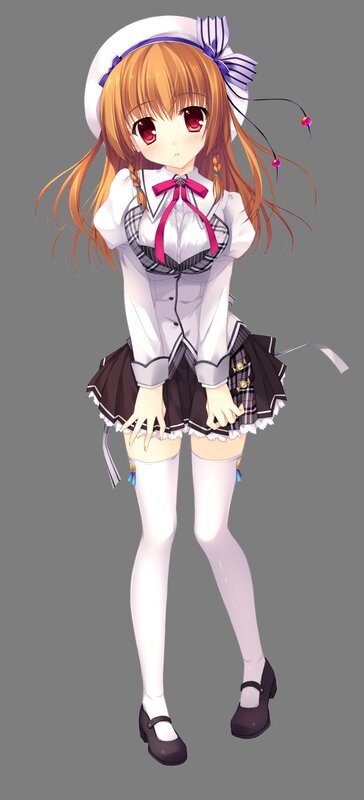 anime girl in school uniform