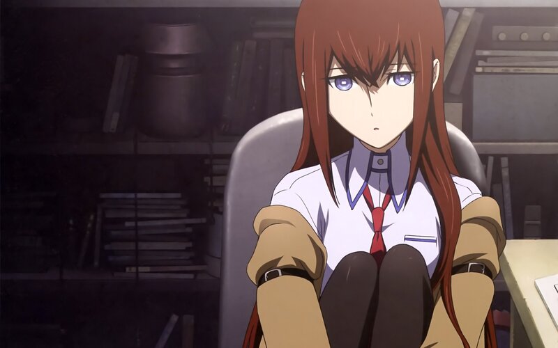 anime girl in school uniform