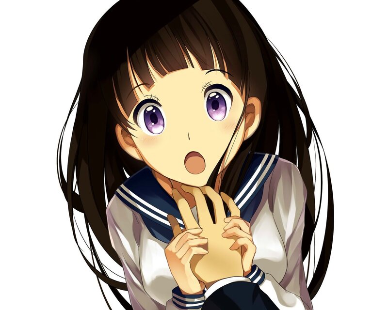 anime girl in school uniform