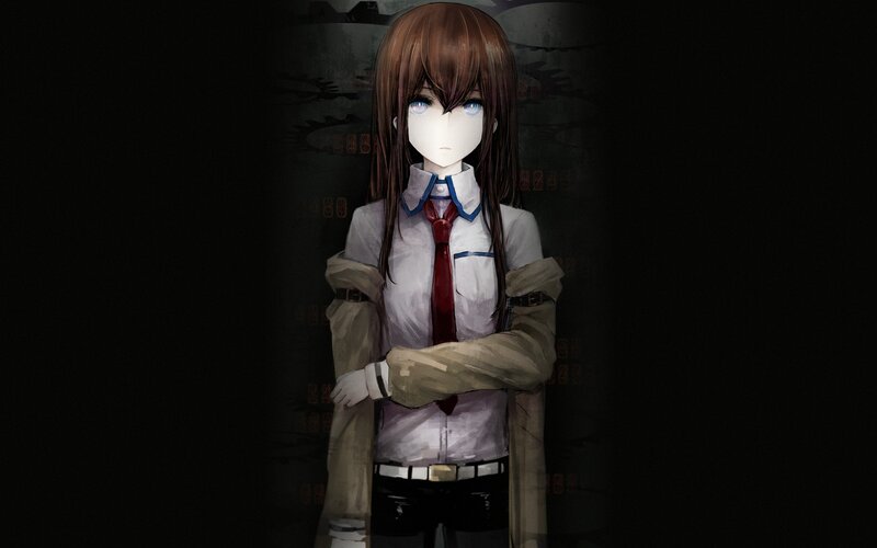anime girl in school uniform