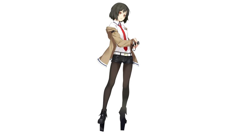 anime girl in school uniform