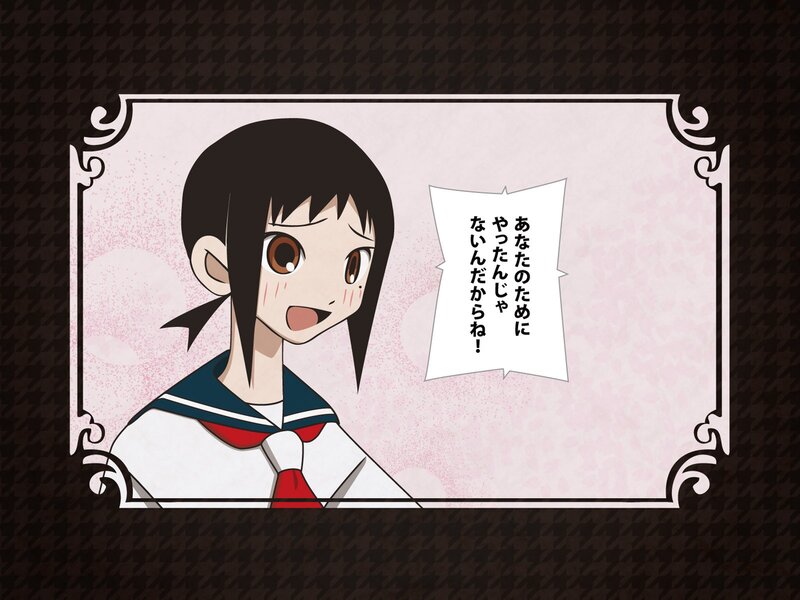 anime girl in school uniform