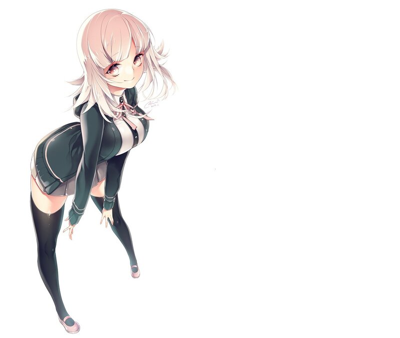 anime girl in school uniform
