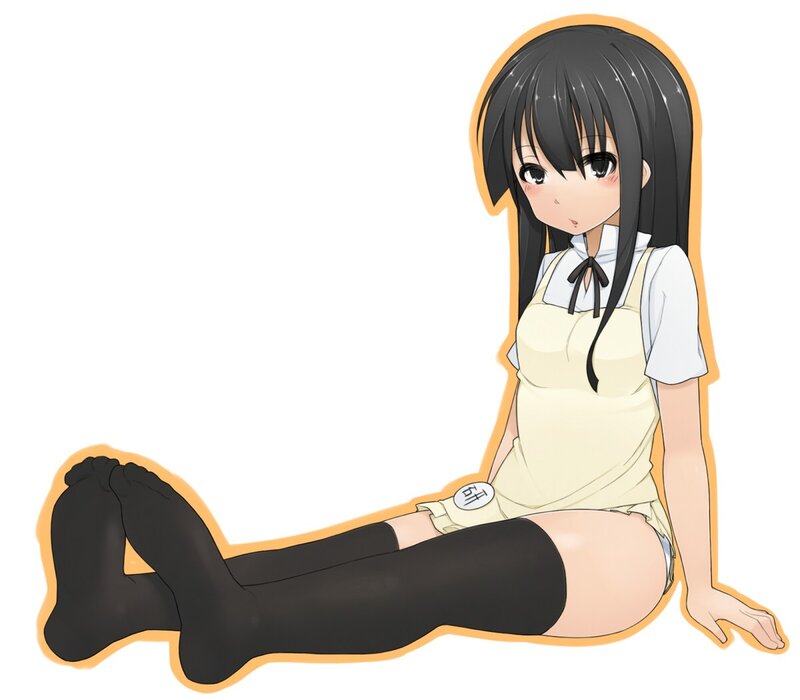 anime girl in school uniform