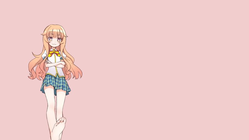 anime girl in school uniform