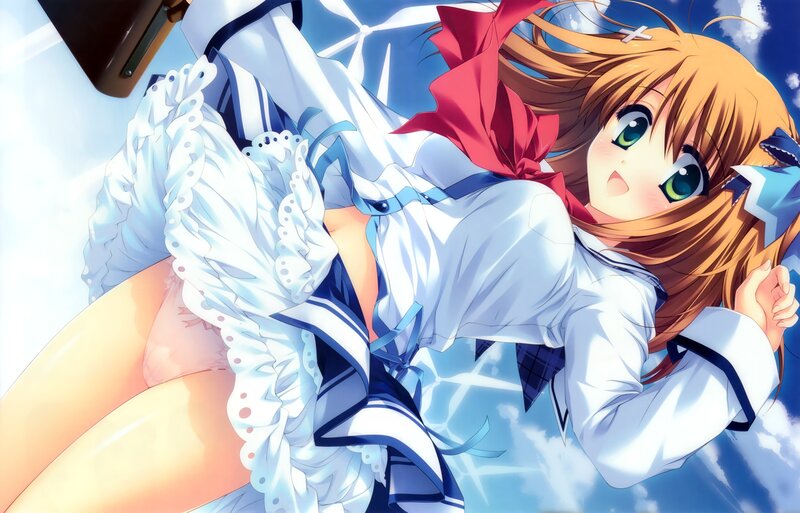 anime girl in school uniform