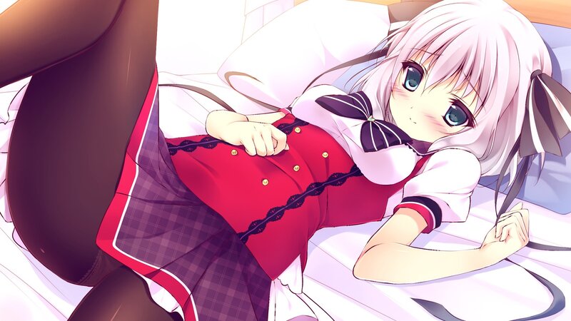 anime girl in school uniform