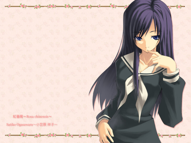 anime girl in school uniform