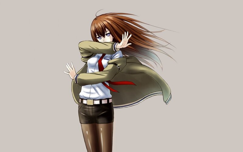 anime girl in school uniform