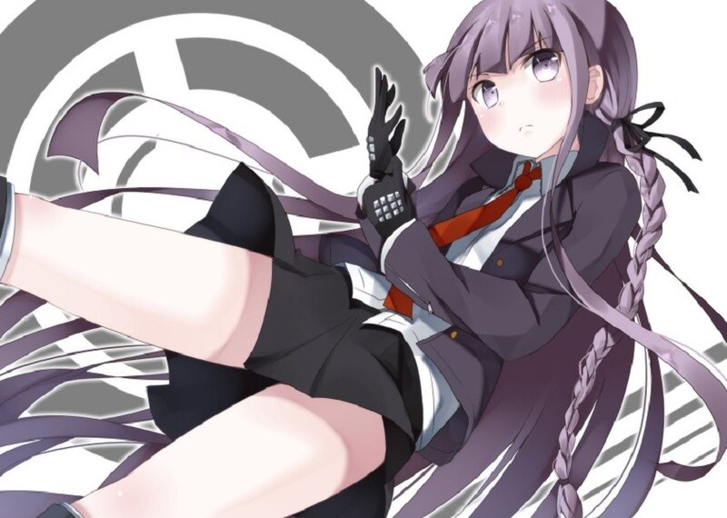 anime girl in school uniform