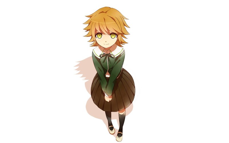 anime girl in school uniform