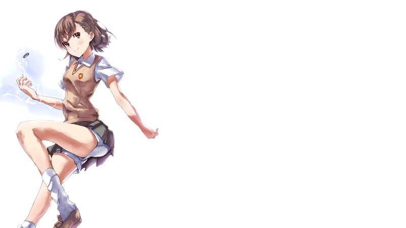 anime girl in school uniform