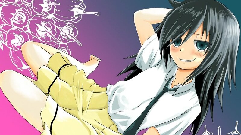 anime girl in school uniform