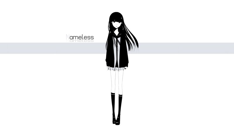 anime girl in school uniform