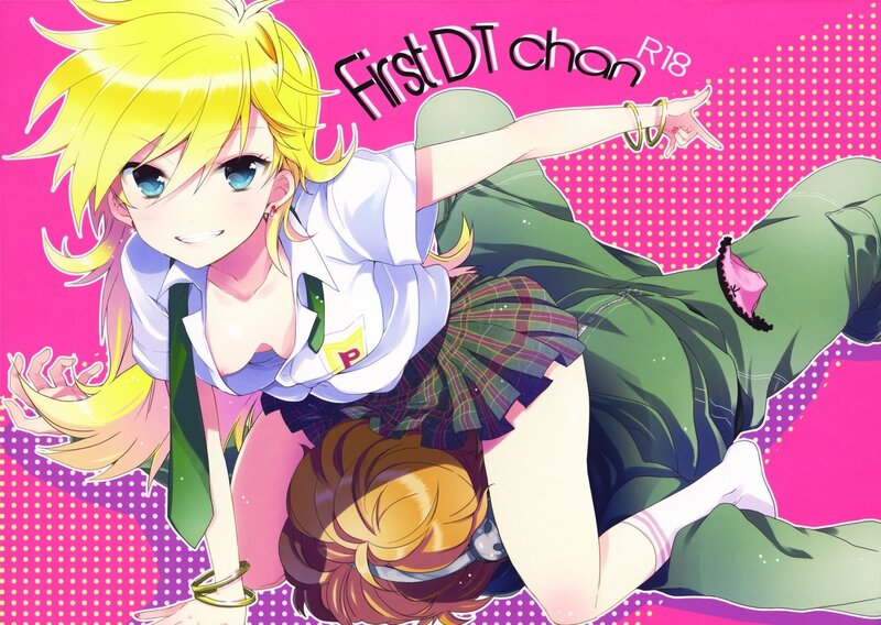 Anime girl in school uniform