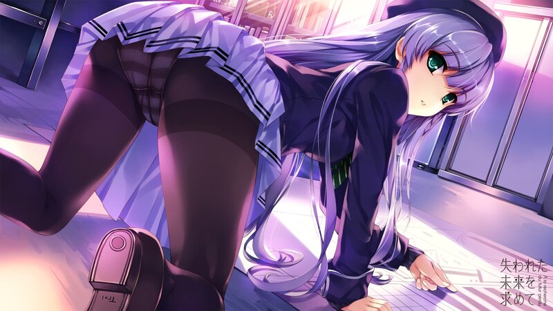 anime girl in school uniform