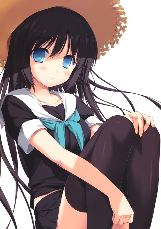 anime girl in school uniform