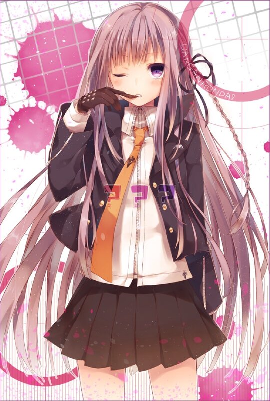 anime girl in school uniform