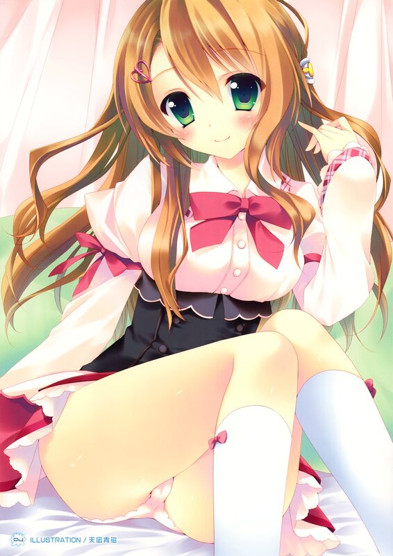 anime girl in school uniform
