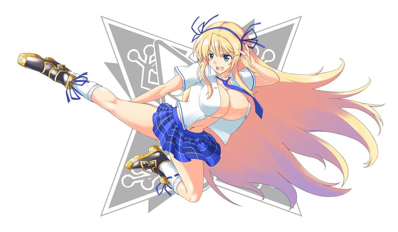 anime girl in school uniform
