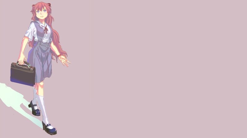 anime girl in school uniform