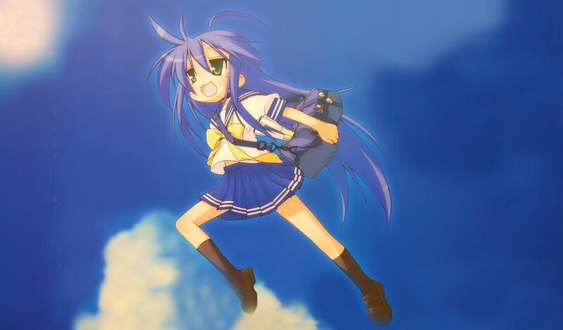 anime girl in school uniform